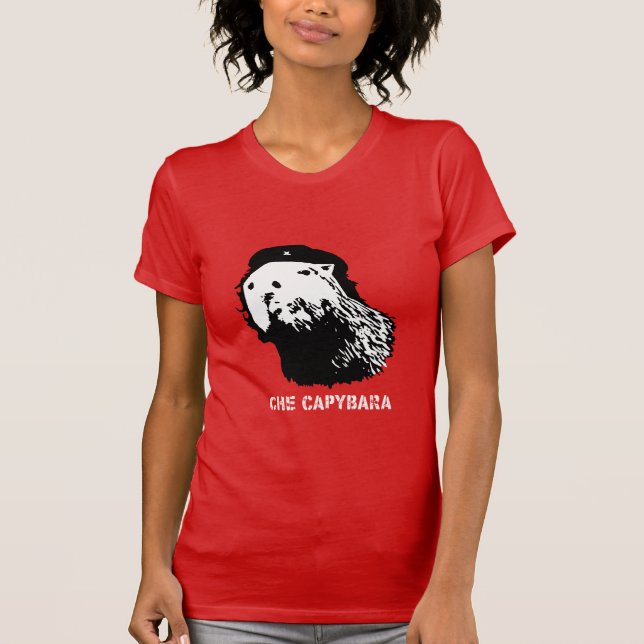 T-shirt do Capybara de Che (Frente)