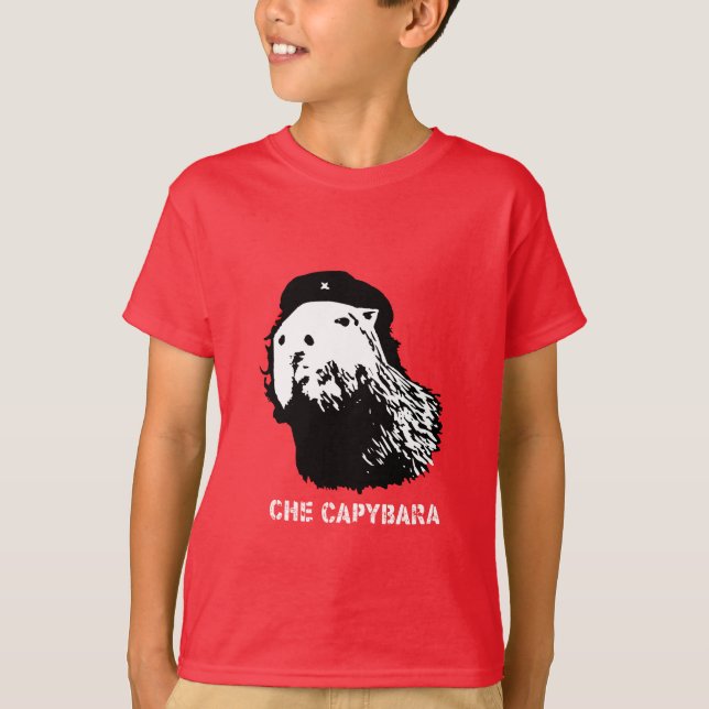 T-shirt do Capybara de Che (Frente)