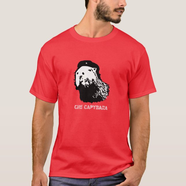 T-shirt do Capybara de Che (Frente)