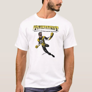 T-shirt do caráter de Voluntaryist