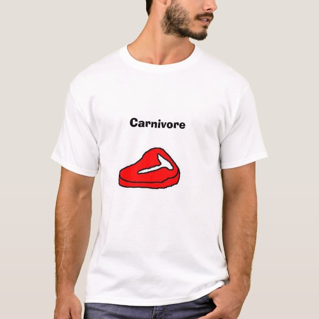 T-shirt do carnívoro (Frente)