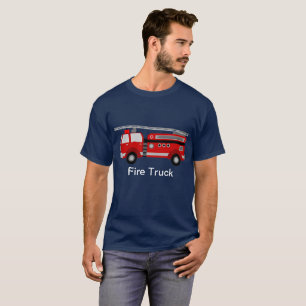 T-shirt do carro de bombeiros