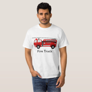 T-shirt do carro de bombeiros