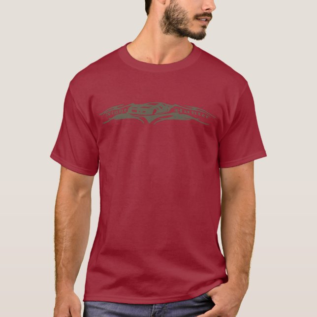 T-Shirt do Carro de Caça-Noite AdamDesigner (Frente)