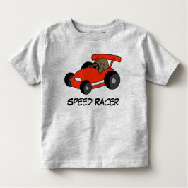 T-Shirt do Carro de Corrida de Velocidade