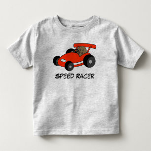 T-Shirt do Carro de Corrida de Velocidade