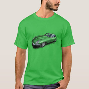 T-shirt do carro de esportes de Jaguar XKE da