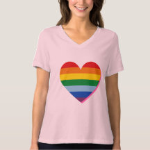 T-Shirt do Cartel do dia de os namorados Rainbow