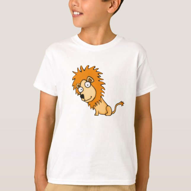 T-Shirt do Cartoon Lion Kid (Frente)