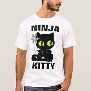 T-shirt do CAT do GATINHO de NINJA