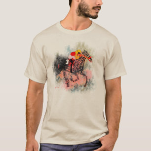 T-shirt do cavalo de corrida do puro-sangue