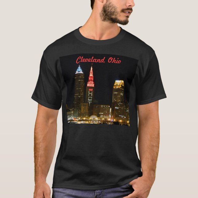 T-shirt do centro quente de Cleveland OH (Frente)