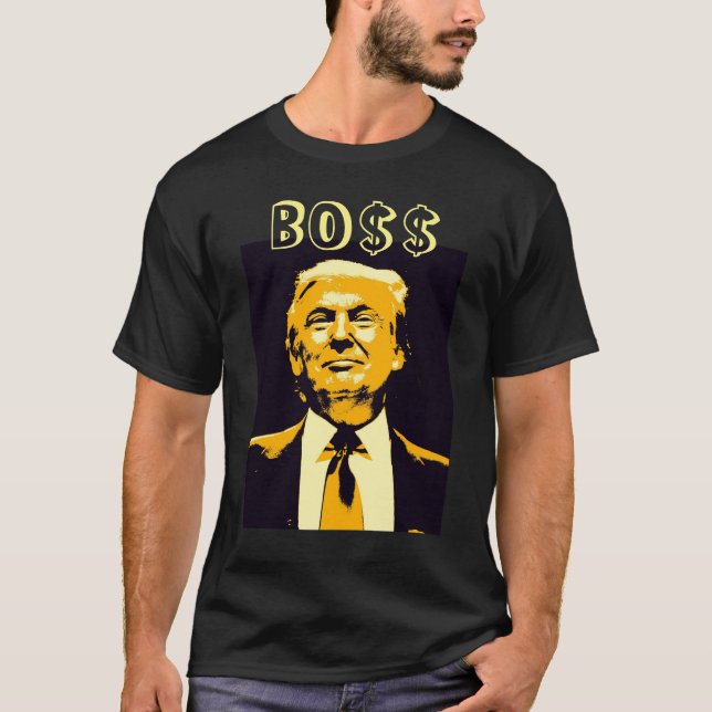 T-shirt do chefe de Donald Trump (Frente)