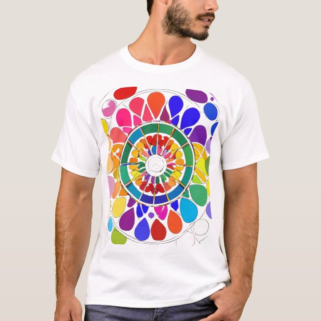 t-shirt do cheio a cores (Frente)