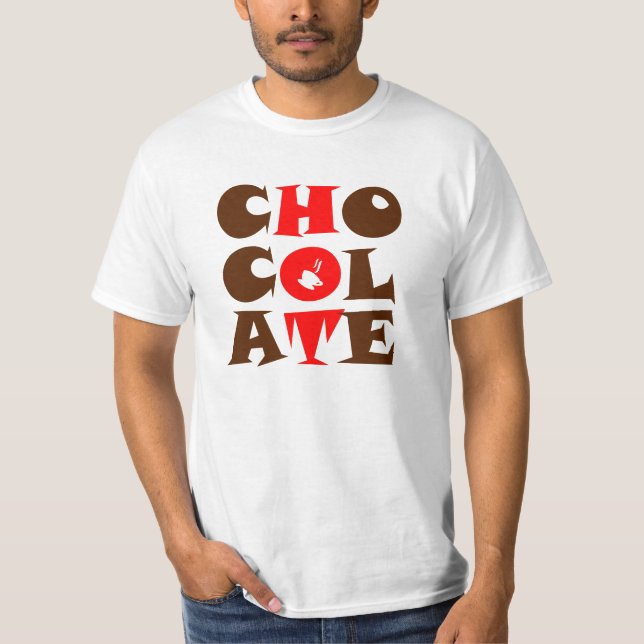 T-shirt do chocolate quente (Frente)