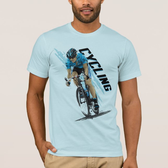 T-shirt do ciclismo (Frente)
