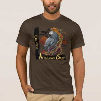T-shirt do cinza africano de Congo