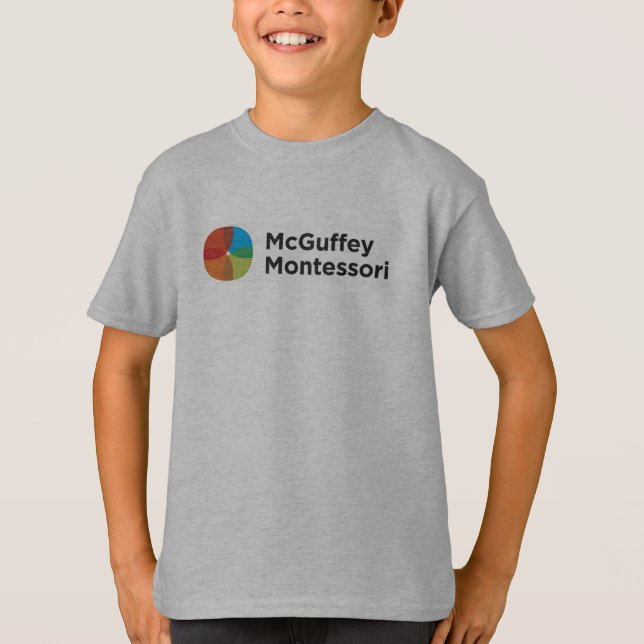 T-shirt do cinza do desgaste do espírito do (Frente)