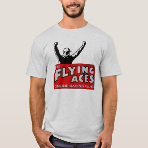 T-shirt do cinza dos áss de vôo