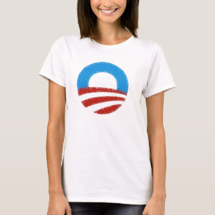 T-SHIRT DO CÍRCULO DE OBAMA DO APOIO