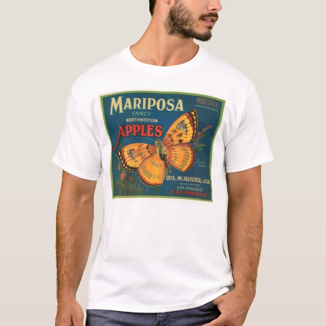 T-shirt do clássico de Mariposa (Frente)