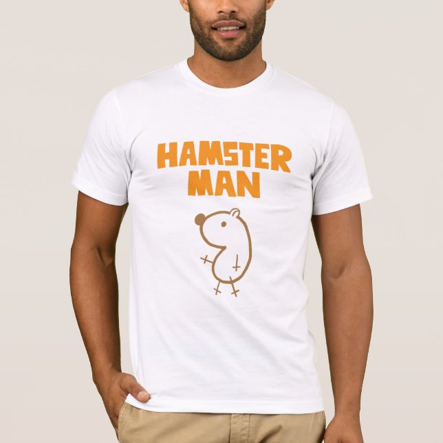 T-shirt do clássico do homem do hamster (Frente)