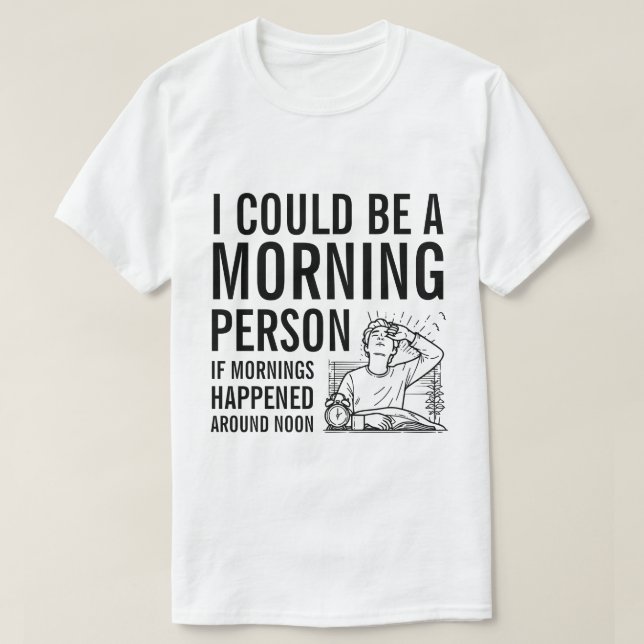 T-Shirt do Clube Anti-Morning (Frente do Design)