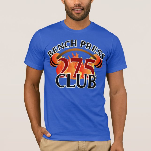 T-shirt do clube da imprensa de banco 275 (Frente)