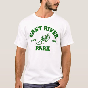 T-shirt do clube da trilha do parque de East River