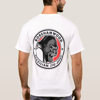 T-shirt do clube de Borehamwood BJJ (branco)