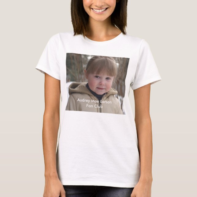 T-shirt do clube de fãs de Audrey (mulheres) (Frente)