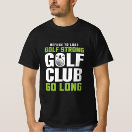 T-shirt do clube de golfe forte