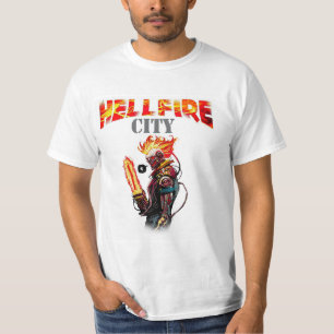 t-shirt do clube de incêndio