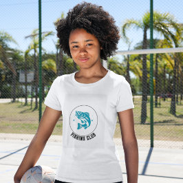 T-Shirt do Clube de Pesca Azul Claro