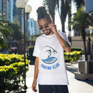 T-Shirt do Clube de Pesca Branca do Mar Azul