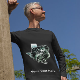 T-Shirt do Clube de Pesca Branco Verde