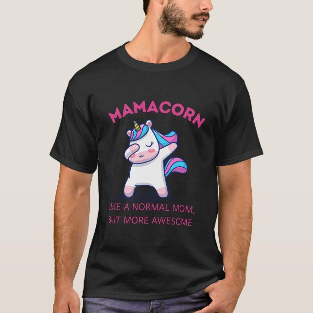 T-Shirt do Clube de Ventiladores da Mama Unicorn (Frente)