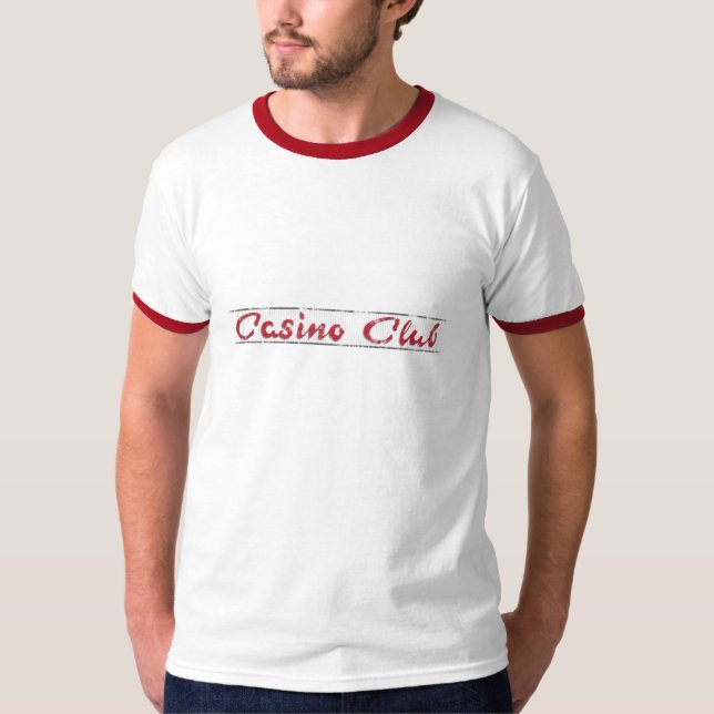 T-shirt do clube do casino do casino de Wigan (Frente)