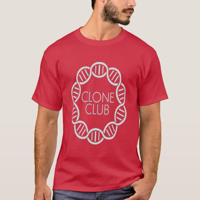 T-shirt do clube do clone (Frente)
