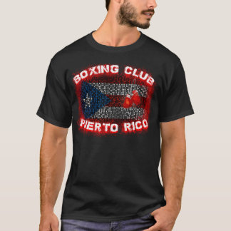 T-shirt do clube do encaixotamento de Puerto Rico