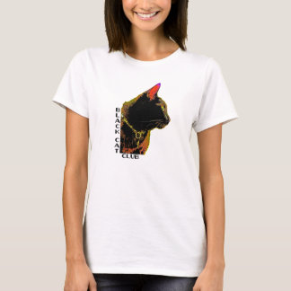 T-shirt do clube do gato preto