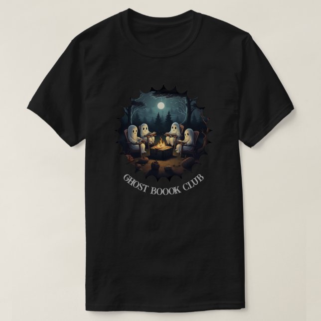 T-Shirt do Clube Ghost Book (Frente do Design)