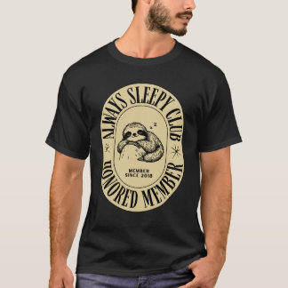 T-Shirt do Clube Sempre Sonolento - Design de Lama