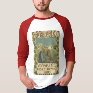 T-shirt do cobrir do chá do adubo