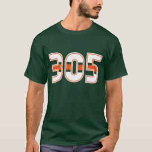 T-shirt do código de área 305