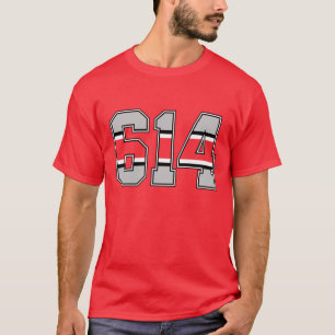 T-shirt do código de área 614