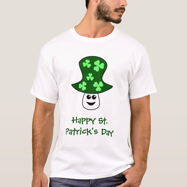T-shirt do cogumelo de St Patrick (Frente)