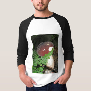 T-shirt do cogumelo de veludo