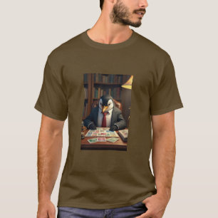 t-shirt do colecionador de selos de pinguim