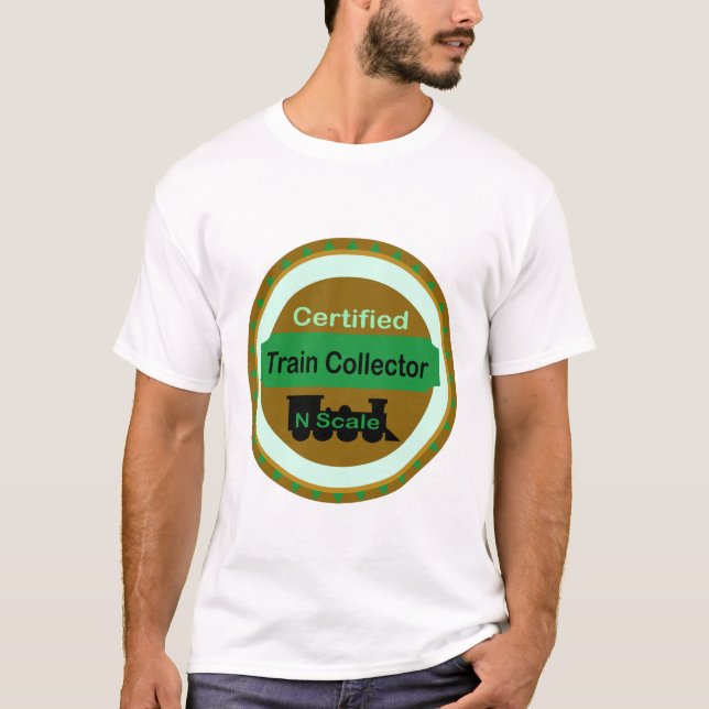 T-shirt do coletor do trem da escala de N (Frente)